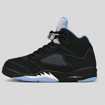 black-carolina sneaker illustration