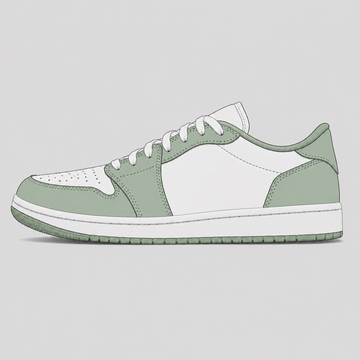 steam sneaker illustration