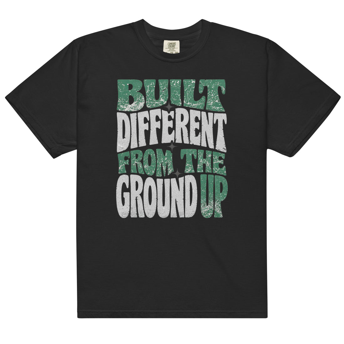 Built Different From The Ground Up Tee – Pine Green